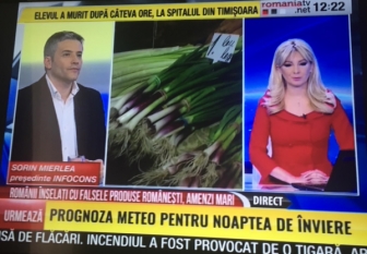 Președintele InfoCons, Sorin Mierlea, acordă un interviu telefonic pentru RTV