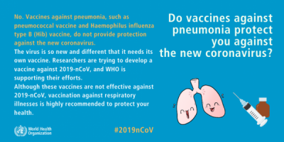 Protejează vaccinurile împotriva pneumoniei de noul coronavirus?