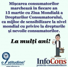 Ziua Mondială a Drepturilor Consumatorilor - La Multi Ani