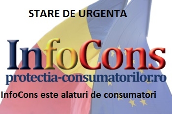 STAREA DE URGENŢĂ - INFOCONS ESTE ALĂTURI DE CONSUMATORI