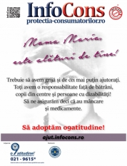 Campania sociala „ Mama Maria este alături de tine - Nimeni sa nu fie uitat ! Ajuta-ne sa ii ajutam !”