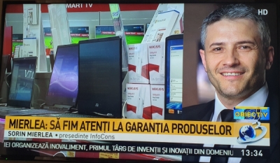 Domnul Sorin Mierlea în direct la postul de televiziune Antena 3