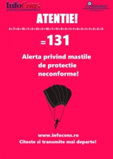Atentie!!!! Inca 8 masti de protectie neconforme!!! Total 131 masti de protectie neconforme !!!!!!